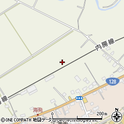 千葉県南房総市和田町松田周辺の地図