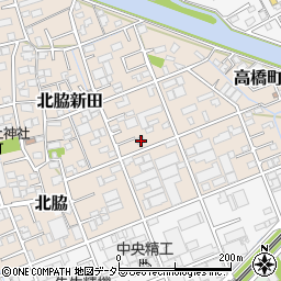 静岡県静岡市清水区北脇新田207周辺の地図