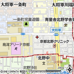 京都府京都市北区大将軍東鷹司町4周辺の地図