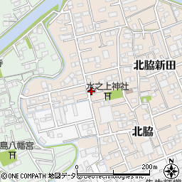 静岡県静岡市清水区北脇新田372-7周辺の地図