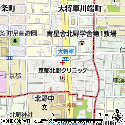 京都府京都市北区大将軍東鷹司町118-3周辺の地図
