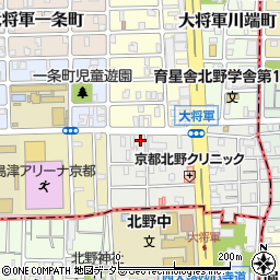 京都府京都市北区大将軍東鷹司町7周辺の地図