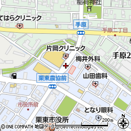 平和堂栗東店前周辺の地図