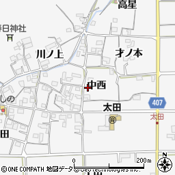 京都府亀岡市稗田野町太田中西35周辺の地図