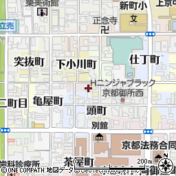 京都府京都市上京区有春町182周辺の地図