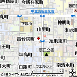 京都府京都市上京区須浜町周辺の地図