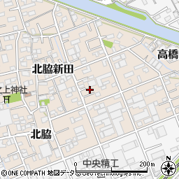 静岡県静岡市清水区北脇新田204周辺の地図