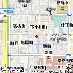 京都府京都市上京区有春町177周辺の地図