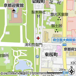 イーグルコート京都御所梨木の杜周辺の地図