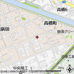 静岡県静岡市清水区北脇新田286周辺の地図