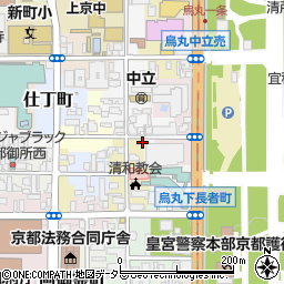 京都府京都市上京区清和院町550-4周辺の地図