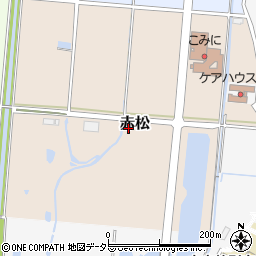 静岡県静岡市葵区赤松周辺の地図