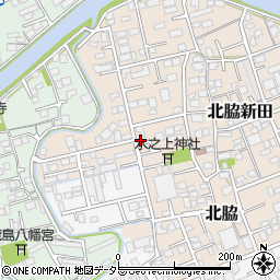 静岡県静岡市清水区北脇新田379-2周辺の地図