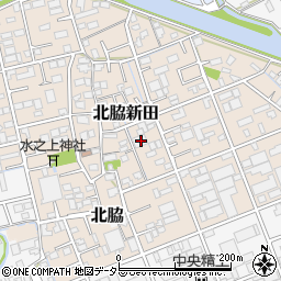 静岡県静岡市清水区北脇新田197周辺の地図