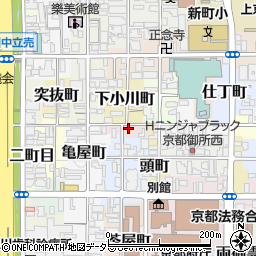 京都府京都市上京区有春町178周辺の地図