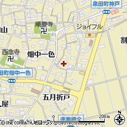 愛知県刈谷市泉田町高畑一色周辺の地図