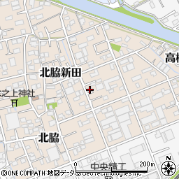 静岡県静岡市清水区北脇新田203周辺の地図