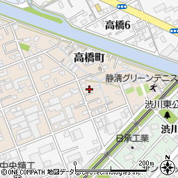 静岡県静岡市清水区北脇新田243周辺の地図