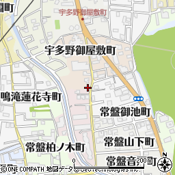 京都府京都市右京区宇多野御屋敷町17-5周辺の地図