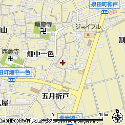 愛知県刈谷市泉田町（高畑一色）周辺の地図