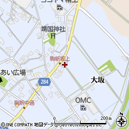 愛知県豊田市駒新町大坂周辺の地図