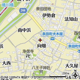 愛知県刈谷市泉田町向畑102周辺の地図