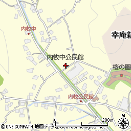 静岡県静岡市葵区内牧1550周辺の地図
