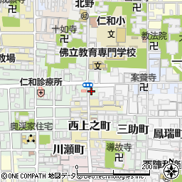 京都府京都市上京区下竪町188周辺の地図