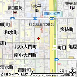 京都府京都市上京区猪熊一丁目周辺の地図