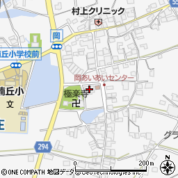 兵庫県西脇市黒田庄町岡489周辺の地図