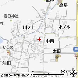 京都府亀岡市稗田野町太田周辺の地図