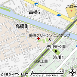 静岡県静岡市清水区北脇新田261周辺の地図