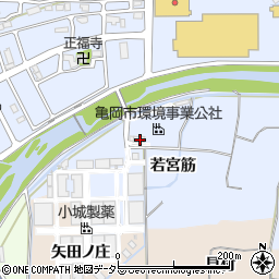 京都府亀岡市大井町並河若宮筋周辺の地図