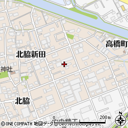 静岡県静岡市清水区北脇新田211周辺の地図