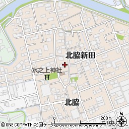 静岡県静岡市清水区北脇新田428周辺の地図
