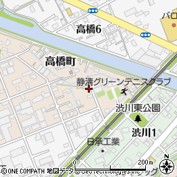 静岡県静岡市清水区北脇新田250-2周辺の地図