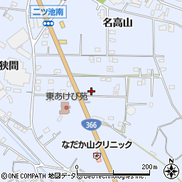 愛知県大府市横根町名高山136周辺の地図
