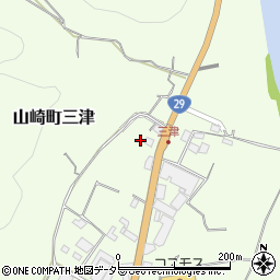 兵庫県宍粟市山崎町三津489周辺の地図