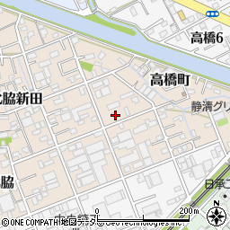 静岡県静岡市清水区北脇新田220周辺の地図