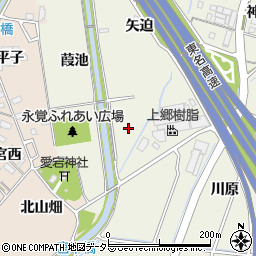 愛知県豊田市鴛鴨町城前周辺の地図