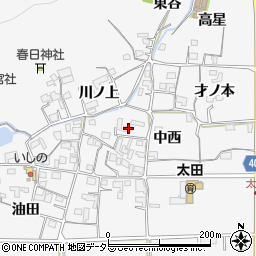 京都府亀岡市稗田野町太田中西3-1周辺の地図