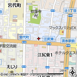 静岡県静岡市清水区本郷町3-9周辺の地図