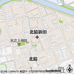 静岡県静岡市清水区北脇新田178周辺の地図