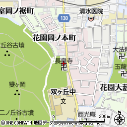 京都府京都市右京区御室岡ノ裾町44周辺の地図