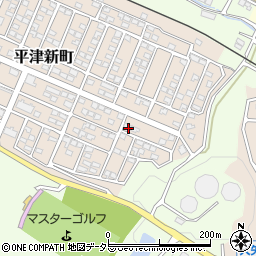 三重県四日市市平津新町周辺の地図