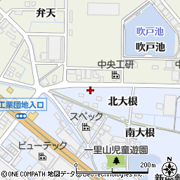 愛知県刈谷市一里山町北大根34周辺の地図