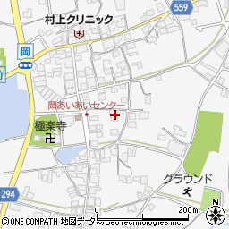 兵庫県西脇市黒田庄町岡486周辺の地図