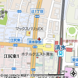 静岡銀行えじりあ ＡＴＭ周辺の地図