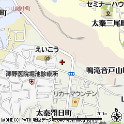 京都府京都市右京区山越東町29周辺の地図