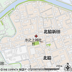 静岡県静岡市清水区北脇新田376周辺の地図